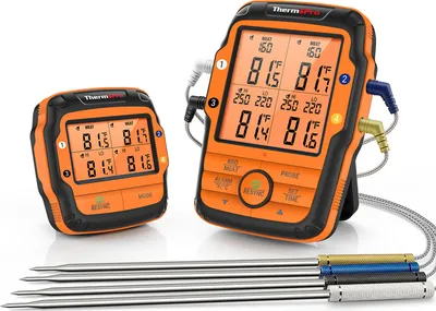 Produktbild von ThermoPro TP-27C digitales Küchenthermometer, vier Fühler
