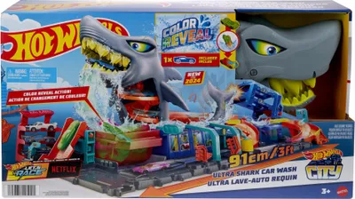 Produktbild von Mattel Hot Wheels City Ultimative Hai Auto-Waschanlage