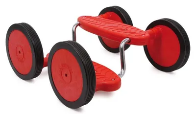 Imagen del producto de Rotini de plástico, con pedales rojos