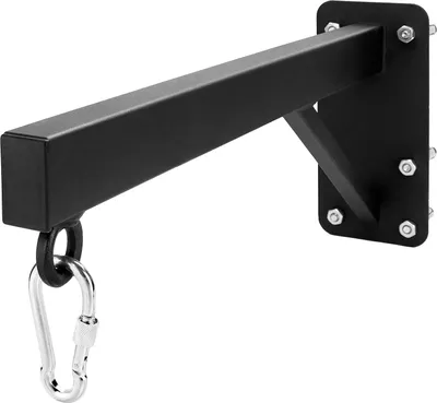 Produktbild von Wandhalterung für Boxsack mit Befestigungsschrauben - 60cm - massives Stahl - 150 kg Tragfähigkeit