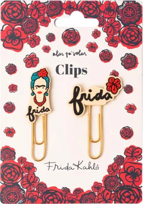 Immagine prodotto di Clips mit Frida-Kahlo-Aufsatz