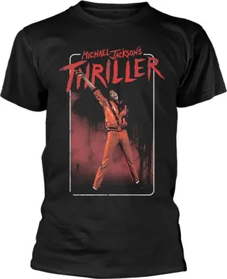 Produktbild von Michael Jackson - "Thriller Suit" T-Shirt für Herren/Damen Uni RO5464 (S) (Schwarz/Weiß/Rot)