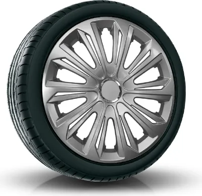Produktbild von Radkappen Radzierblenden (4Stück) 15 Zoll silber STRONG Z458879