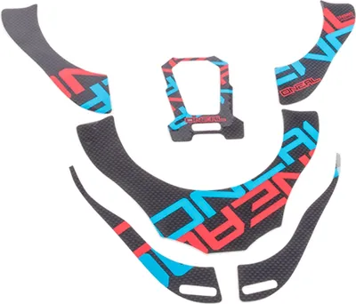 Produktbild von ONeal-Tron-Neckbrace-Stickers-blau-rot
