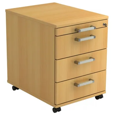 Image de Caisson à roulettes AC30 CE, profondeur 60 cm, 42,8 x 58 x 59 cm, 1/3/3/3 U