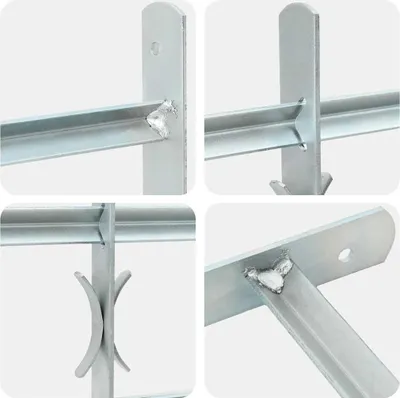 Produktbild von vidaXL Fenstergitter Verstellbar mit 2 Querstäben 1000-1500 mm