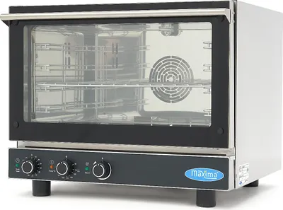 Produktbild von Maxima - Gastro Combi - Dampfofen - Passt 4 Tabletts (1/1 GN / 60 x 40 cm) - Analog - 400V