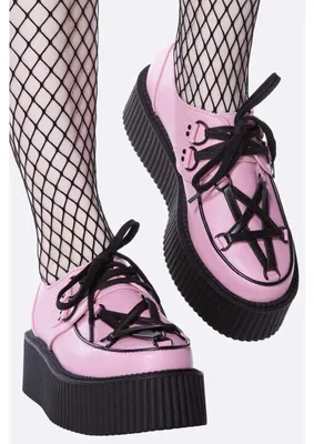 Produktbild von Killstar Plateauschuhe - Hexellent Creepers Pastel Pink 36