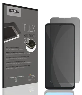 Produktbild von Full Cover Privacy Blickschutzfolie für Vivo Y05 Folie Anti-Shock