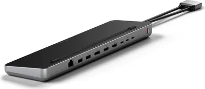 Image de Satechi USB-C Support Double Dock – Poids Léger de 425.24g – Longueur de Câble de 20cm – Connectivité Double USB-C