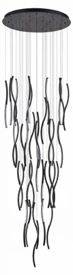 Zdjęcie produktu dla Lampa wisząca LED 324W FLOW czarna AZ7227 Azzardo