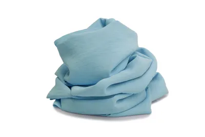 Immagine prodotto di Crepe americano, tessuto leggero per abbigliamento, azzurro, 50 x 150 cm