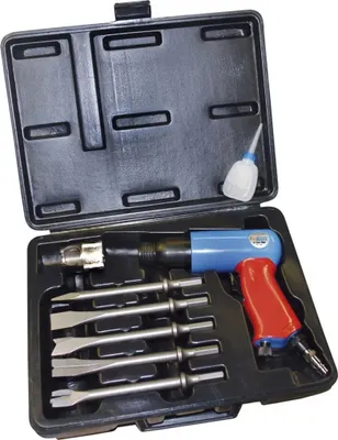 Produktbild von Güde 75180 Druckluft Meisselhammer-Set Pro 8-teilig