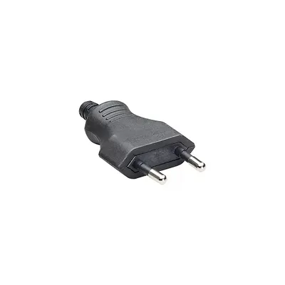 Produktbild von BACHMANN Euroflachstecker schwarz, Schraubanschluss VE 3 Stk. im Polybeutel