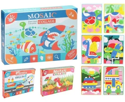 Produktbild von Dinosaurier-Klebemosaik – Trifox