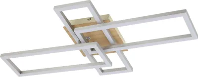 Produktbild von Rabalux 6590 Deckenleuchte Ashton, 24W, 4000K, 1870lm, silber-weiß, neutralweiß, 64,5cm