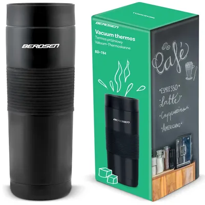 Produktbild von Vakuumthermoskanne 590 ml BD-784 schwarz