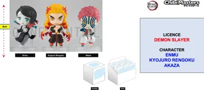 Imagen del producto de Demon Slayer - Figura Chibimasters de 8 cm - Volumen 2 "Caja de 12 unidades".