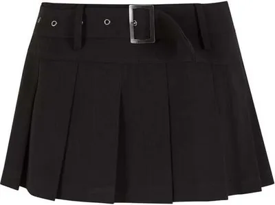 Produktbild von Urban Classics Kurzer Rock Damen Ladies Pleated Skirt schwarz L