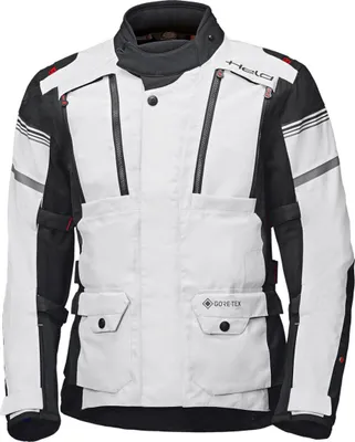 Image de Veste textile de moto Held Omberg Top, gris clair/noir, 4XL