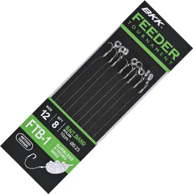 Produktbild von BKK FTB-1 Bait Band Barbless | Feeder Vorfachhaken: #14 (0.20mm)