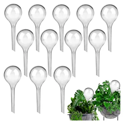 Produktbild von 12 Stück Kleine Pflanzen Gießkugeln 13x5cm zur automatischen Bewässerung von Topfpflanzen