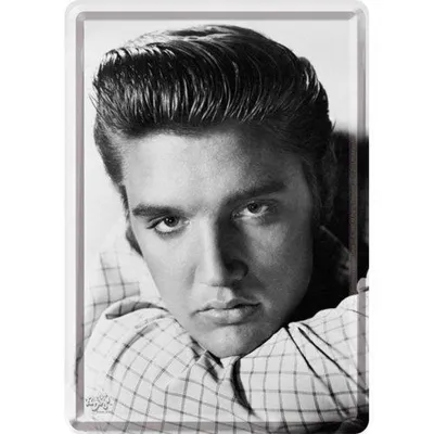 Produktbild von Nostalgic-Art - Blechpostkarte - Celebrities - Elvis - Portrait