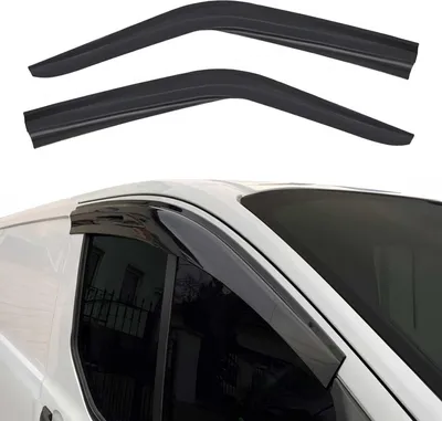 Image de Déflecteurs De Vent Pluie D'air pour Hyundai H-350 2014-2023 Acrylique 2 Pcs