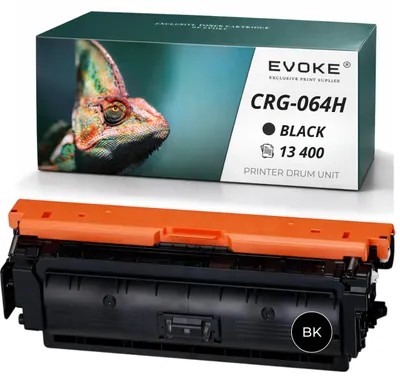 Obrázek produktu pro Kompatibilní tonerová kazeta Evoke pro tiskárnu Canon CRG-064HBK 4938C001 CRG064H, černá, výtisk 13 400 stran, kompatibilní s modely i-S LBP722Cdw, MF832Cdw, MF842Cdw + ČIP, Obrázek vytvořený pomocí AI
