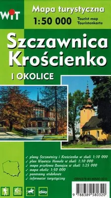 Image de Szczawnica, Krościenko et ses environs. Carte touristique / plan de la ville. WiT