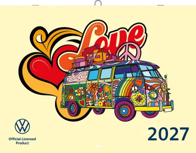 Produktbild von VW Broschürenkalender Illustrationen 2027