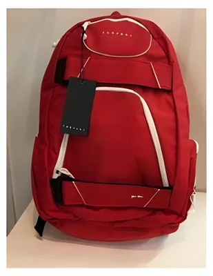 Produktbild von Kompakter Rucksack Luke Rot mit Skateboardhalterung, Laptop- und Organizerfach
