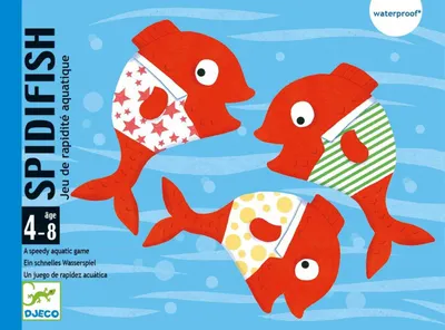 Immagine prodotto di Gioco acquatico con carte Spidifish, Djeco