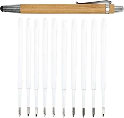 Produktbild von Kugelschreiber mit Gravur Personalisierte Geschenke,1 Holz-Kugelschreiber mit 10 schwarzen Ersatzminen, Personalisiert, Druckkugelschreiber, Kugelschreiber Personalisiert, für Lehrer Mitarbeiter.