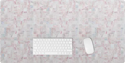 Produktbild von Pastellmosaik – Schreibtischunterlage – Rutschfeste Tischunterlage – Schreibtischmatte für Büro & Zuhause – Schreibunterlage – Mauspad – Tischmatte – 100 x 50 cm