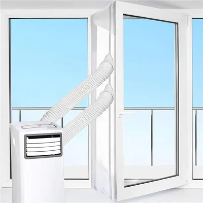 Produktbild von Fensterabdichtung - Kein Bohren - 300 cm - Selbstklebend,Hitzeschutz - Doppelschlauchdichtung - Für Fenster & Dachfenster - Universell - Weiß
