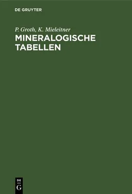 Produktbild von Mineralogische Tabellen