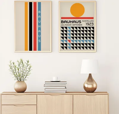 Produktbild von Wallity, Huhu245 - 20 x 30, Dekorativ gerahmtes MDF-Gemälde (2 Stück), Mehrfarbig, 100 % MDF, 20 x 30 cm