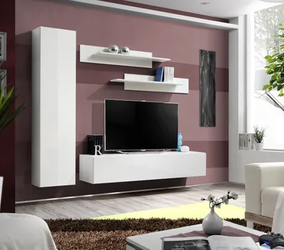 Zdjęcie produktu dla Meblościanka do salonu FREYA 1 – biała