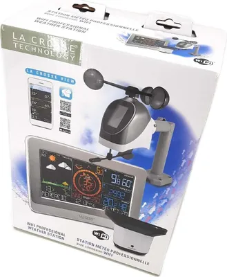 Obrázek produktu pro La Crosse Technology WS6869, Bílá, Anemometr (větroměr), Domácí barometr, Vnitřní vlhkoměr, Vnitřní teploměr, Venkovní..., km/h, mph, 10 - 99%, 10 - 99%, 5%