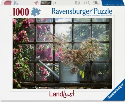 Produktbild von Erwachsenenpuzzle 1000 Teile - Getrockneter Allium in der Gießkanne