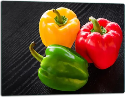 Produktbild von Glasschneidebrett Herdabdeckplatte Glaskeramikkochfeld Universal 52x40 cm Pfeffer Schwarz