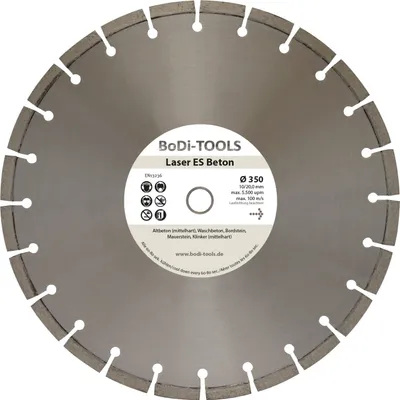 Produktbild von Diamanttrennscheibe Beton LBS - Ø 350 / 25,4 mm Bohrung