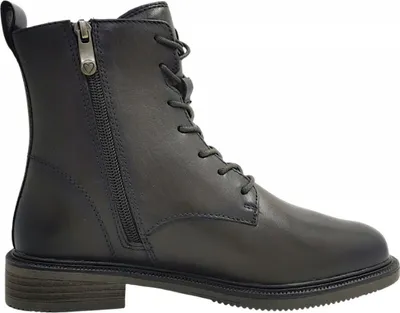 Imagen del producto de Zapatos de mujer de la marca Marco Tozzi, tipo botín con cordones, color marrón, para uso casual