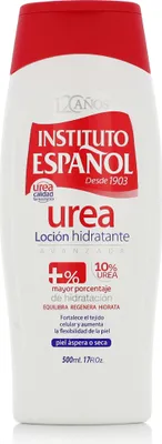 A bottle of body lotion on a white background.