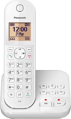 Produktbild von Panasonic Festnetztelefon KX-TGC420, Anrufbeantworter, Farbe: Weiss