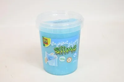 Zdjęcie produktu dla SES Creative – Slime blauw glitter - Slijm in glitter blauwe kleur - Speelgoed - Spelen met slijm – Glutenvrij – Veilig voor kinderen - 470 gram, Slime, 3 lat(a), Niebieski, 1 szt.