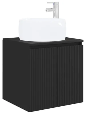 Immagine prodotto di vidaXL Lavabo da appoggio nero 49,5 x 44,5 x 66 cm