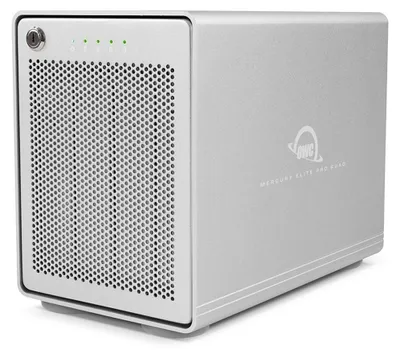 Produktbild von OWC Mercury Elite Pro Quad, Laufwerksgehäuse, (USB 3.2 Gen 2, RAID