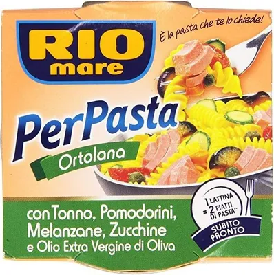 Produktbild von 6x Rio Mare Per Pasta Ortolana Thunfisch in nativem Olivenöl extra mit Gemüse 160g